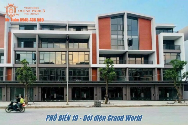 PHỐ BIỂN 19-59 SHOPHOUSE ĐỐI DIỆN GRAND WORLD 